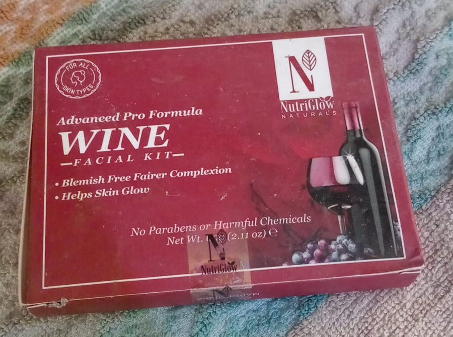 Nutriglow Wine Facial Kit